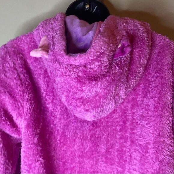 Huggie Pets Hoodie Girls Fuzzy Purple Pullover Sweater - Picture 9 of 12